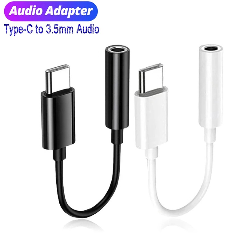Cable Extension 3.5 - タイプC - 3.5mmジャックイヤホンアダプター、タイプCヘッドホンコネクター、USB C - 3.5mmジャックオーディオコンバーター（Huawei、Xiaomi、Realme対応）