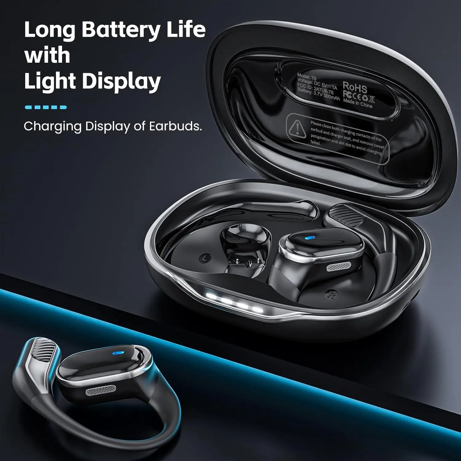 Bluetoothイヤホン ワイヤレスヘッドホン マイク付き - Sports Earphone Hook のレビューと価格